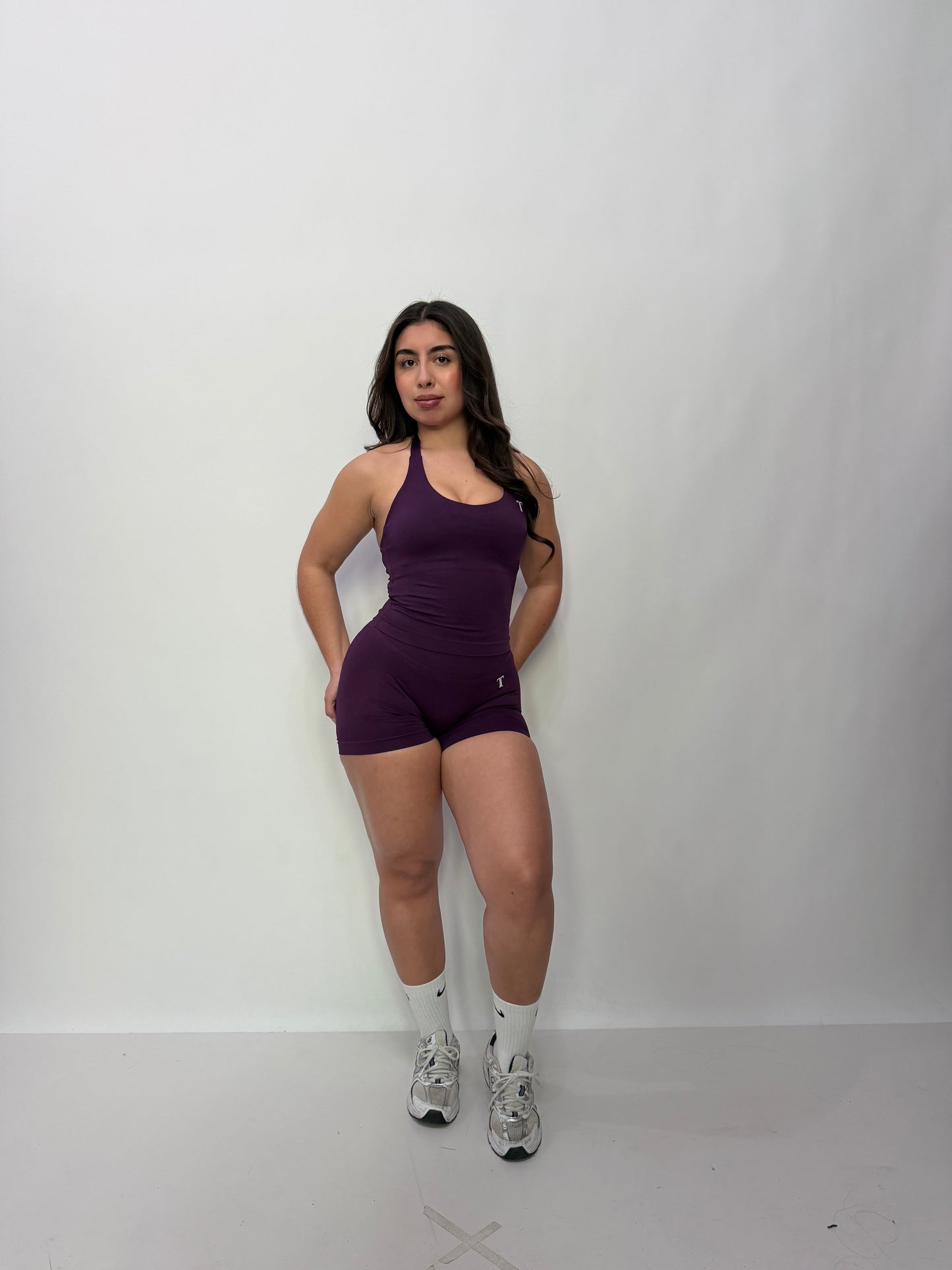 Top glowy morado ciruela